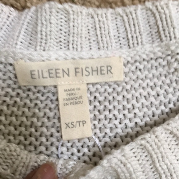 NWT! EILEEN FISHER Size XS round neck Box Top - Picture 5 of 8